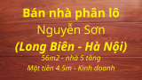 Bán nhà Nguyễn Sơn khu phân lô Hàng Không, 56m2, đường Ô-tô. LH: Địa Thủy Sư Trần Thọ 0906299843