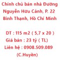 Chính chủ bán nhà Đường Nguyễn Hữu Cảnh, Phường 22, Bình Thạnh, Hồ Chí Minh