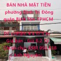 BÁN NHÀ MẶT TIỀN phường Bình Trị Đông, quận Bình Tân-TPHCM.