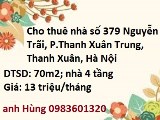 💥Cho thuê nhà số 379 Nguyễn Trãi, P.Thanh Xuân Trung, Thanh Xuân, 13tr/th; 0983601320