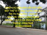 CHÍNH CHỦ CẦN BÁN GẤP ĐẤT NỀN BIỆT THỰ Vị Trí Đẹp Tại Khu Dân Cư Đô Thị Hưng Phú – Quận 9