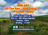Đất xã Tân Sơn - 4 sào - đất TP PleiKu
