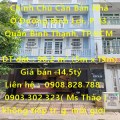 Chính Chủ Cần Bán Nhà Ở Đường Bình Lợi, Phường 13, Quận Bình Thạnh, TP.HCM