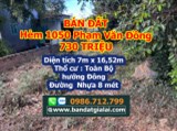 Bán 200 lô đất toàn Gia Lai giá Đẹp -hẻm 1050 Phạm Văn ĐỒng