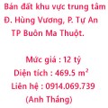 Bán đất khu vực trung tâm TP Buôn Ma Thuột.