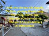 Chính chủ cần bán đất Nguyễn Thị Định, phường Phước Long, Nha Trang, Khánh Hòa