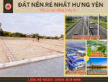 Chỉ vài trăm triệu sở hữu ngay lô đất nền mặt đường ô tô gần Đại học SPKT Hưng Yên
