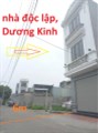 Nhà 3 tầng độc lập mặt ngõ 6m  Dương Kinh ,  Hưng Đạo. 1,x tỷ