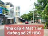 Mặt Tiền đường số 25 P.Hiệp Bình Chánh, 5.2x18m, nhà c4