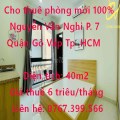 Cho thuê phòng mới 100%  Nguyễn Văn Nghi Phường 7 Quận Gò Vấp Tp Hồ Chí Minh