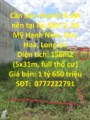 Cần bán nhanh lô đất nền tại Đức Hoà, Long An