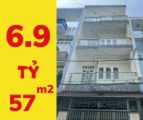 Bán Nhà HXH Huỳnh Tấn Phát, 57m2, 4 tầng, ngang 4.5m, Giá 6.95 Tỷ, Tân Thuận Tây Q7, nở hậu