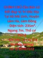 CHÍNH CHỦ Cần Bán Lô Đất Đẹp Vị Trí Đắc Địa Tại Xã Mê Linh, Huyện Lâm Hà, Lâm Đồng