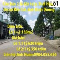 Cần bán 2 lô đất tại phường Thới Hòa,thị xã Bến Cát,tỉnh Bình Dương