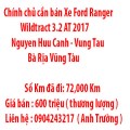 Chính chủ cần bán Xe Ford Ranger Wildtract 3.2 AT 2017 Nguyen Huu Canh - Vung Tau Bà Rịa Vũng Tàu