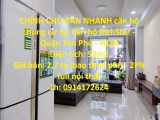 CHÍNH CHỦ BÁN NHANH căn hộ chung cư tại Căn hộ RichStar - Quận Tân Phú - HCM