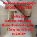 Chính chủ cho thuê nhà đường 10  Linh Chiểu, Thủ Đức, TPHCM