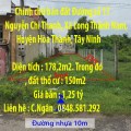 Chính chủ bán đất Đường số 17 Nguyễn Chí Thanh, Xã Long Thành Nam, Huyện Hòa Thành, Tây Ninh