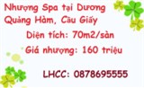 ⭐Nhượng Spa tại Dương Quảng Hàm, Cầu Giấy; 0878695555