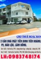 Cho thuê hoặc bán 2 căn nhà mặt tiền Đinh Tiên Hoàng, P2, Bảo Lộc, Lâm Đồng.