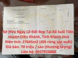 Sở Hữu Ngay Lô Đất Đẹp Tại Xã Suối Tiên, Huyện Diên Khánh, Tỉnh Khánh Hoà