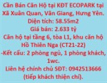 Cần Bán Căn Hộ tại KĐT ECOPARK tại  Xã Xuân Quan, Văn Giang, Hưng Yên.