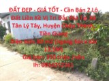 ĐẤT ĐẸP - GIÁ TỐT - Cần Bán 2 Lô Đất Liền Kề Vị Trí Đắc Địa Tại Châu Thành - Tiền Giang