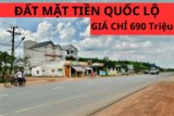 Chơn Thành Bình Phước cần bán lô đất mặt tiền đường nhựa 32m