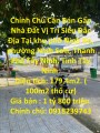 Chính Chủ Cần Bán Gấp Nhà Đất Vị Trí Siêu Đắc Địa Tại Thành Phố Tây Ninh, Tỉnh Tây Ninh.