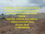 ĐẤT ĐẸP - GIÁ TỐT - Cần Bán Lô Đất Vị Trí Đắc Địa Tại huyện Bình Chánh, TPHCM