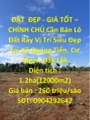 ĐẤT  ĐẸP - GIÁ TỐT – CHÍNH CHỦ Cần Bán Lô Đất Rẫy Vị Trí Siêu Đẹp Tại Xã Quảng Tiến, Cư Mgar, Đắk