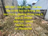 ĐẤT ĐẸP – GIÁ ƯU ĐÃI - Cần Bán Gấp Lô Đất Đẹp tại quận 9, TPHCM