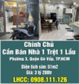 Bán Nhà 1 Trệt 1 Lầu Tại P.3 – Quận Gò Vấp – Tp Hồ Chí Minh