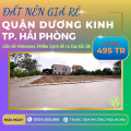 Bán đất sổ đỏ cực rẻ ngay lối ra Cao tốc Hòa Nghĩa, Dương Kinh cạnh Vinhomes giá 495tr