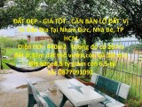 ĐẤT ĐẸP - GIÁ TỐT - CẦN BÁN LÔ ĐẤT  Vị Trí Đắc Địa Tại Nhơn Đức, Nhà Bè, TP HCM