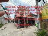 CHÍNH CHỦ CẦN BÁN Căn Nhà Đẹp Vị Trí Đắc Địa Tại Quận 12, TP HCM