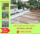 Bán lô đất phố giá rẻ nằm gần khu đô thị Vinhomes Dương Kinh-Kiến Thụy rộng 240 ha. Giá chỉ