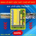 Bán lô đất rộng 75m2 giá chỉ 399tr/lô gần ngay trường học cấp 2 Mỹ Đức, An Lão, Hải Phòng.