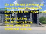 Cần Bán Căn Nhà và 9 Phòng Trọ Đang Kinh Doanh Thu Nhập Ổn Định Tại Xã Bắc Sơn - Huyện Trảng Bom