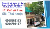 ⭐Chính chủ bán nhà vị trí đẹp 2 mặt tiền phố Chu Văn An, TP.Thái Bình; 0905068313