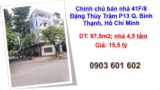 ⭐Chính chủ bán nhà 41F/8 Đặng Thùy Trâm P13 Q. Bình Thạnh, Hồ Chí Minh; 15,5tỷ; 0903601602