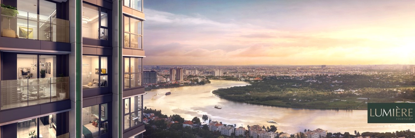 Dự án LUMIÈRE riverside có view nhìn thẳng ra sông Sài Gòn