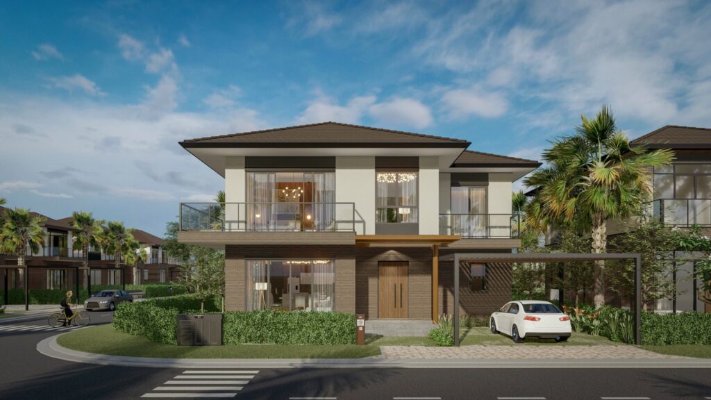 Khu compound The Aqua: Sống cân bằng giữa thiên nhiên nguyên bản