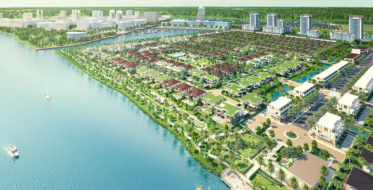 Dấu ấn khác biệt của khu biệt thự compound ven sông The Aqua