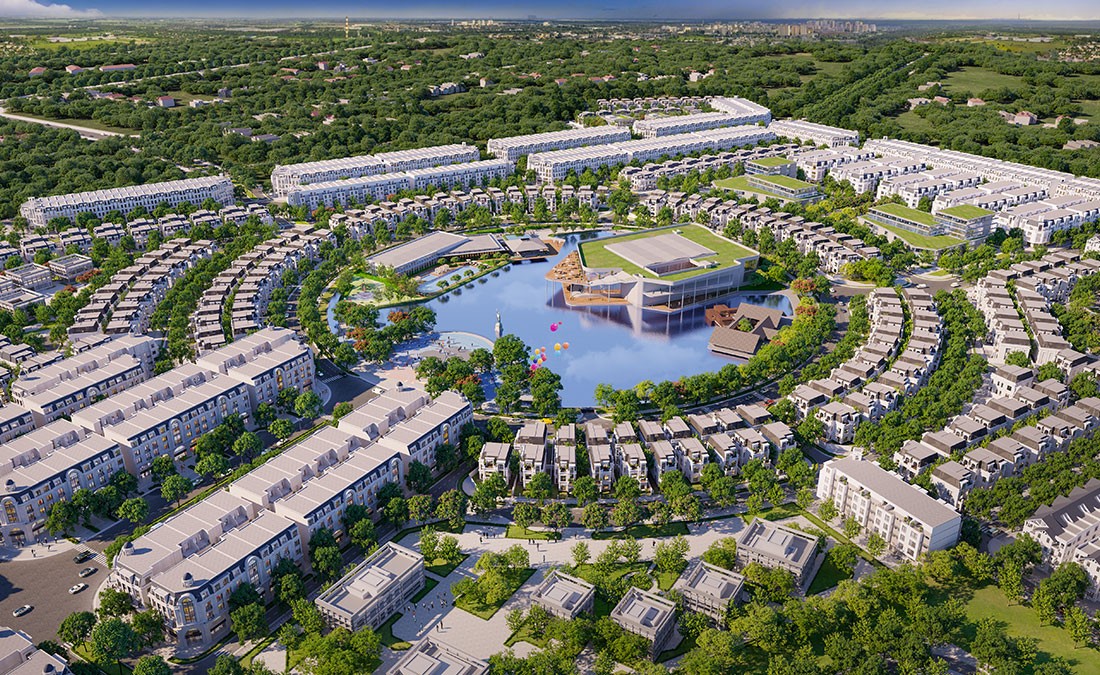 Vẻ đẹp của biệt thự có hầm tại đại đô thị Hinode Royal Park