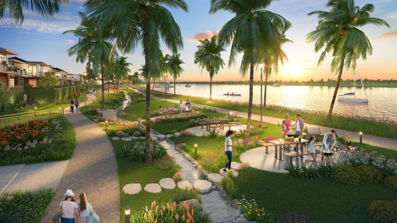 Khu compound The Aqua: Sống cân bằng giữa thiên nhiên nguyên bản