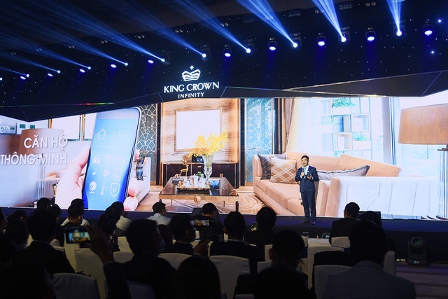 Ông Nguyễn Khánh Duy - Giám đốc dự án King Crown Infinity chia sẻ những thông tin giá trị về dự án tại sự kiện