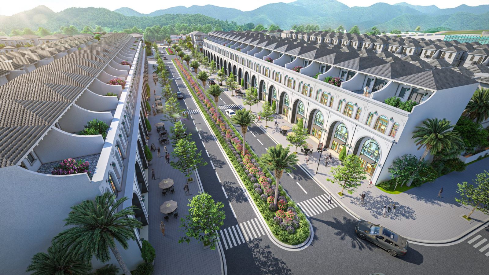 Hệ thống tiện ích đồng bộ dần hoàn thiện tại Thanh Sơn Riverside Garden