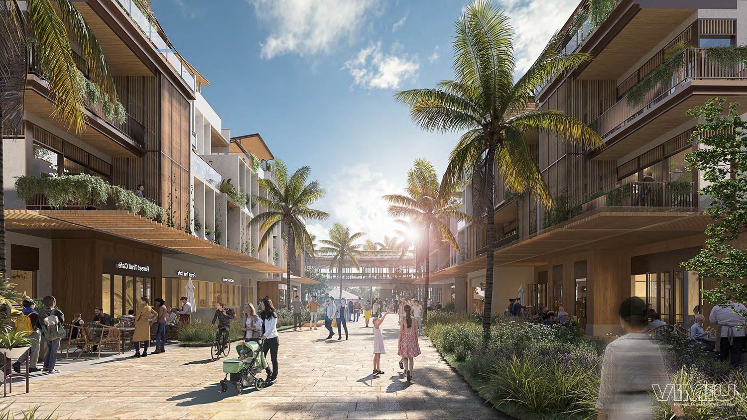Phố thương mại Paradise Walk - điểm đến hấp dẫn của giới đầu tư
