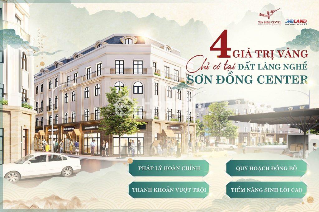 Sơn Đồng Center (Hoài Đức) – Phố thương mại, tiếp giáp 4 trục đại lộ